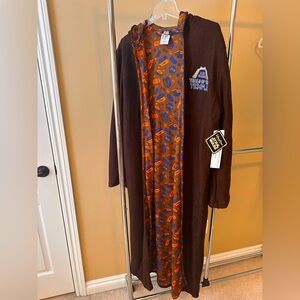 🌟🖤 Rare!!! New NWT Star Wars Disney Parks Adult Robe Hoodie Collectors Item 🖤🌟